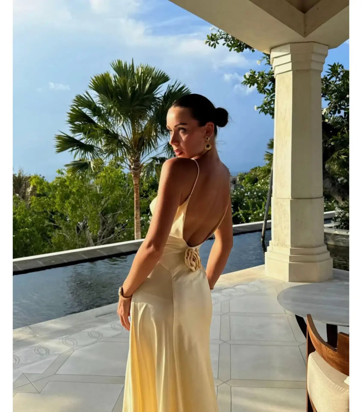 Bubish Savannah Rosette Gown in Yellow Size S / AU 8 photo 7