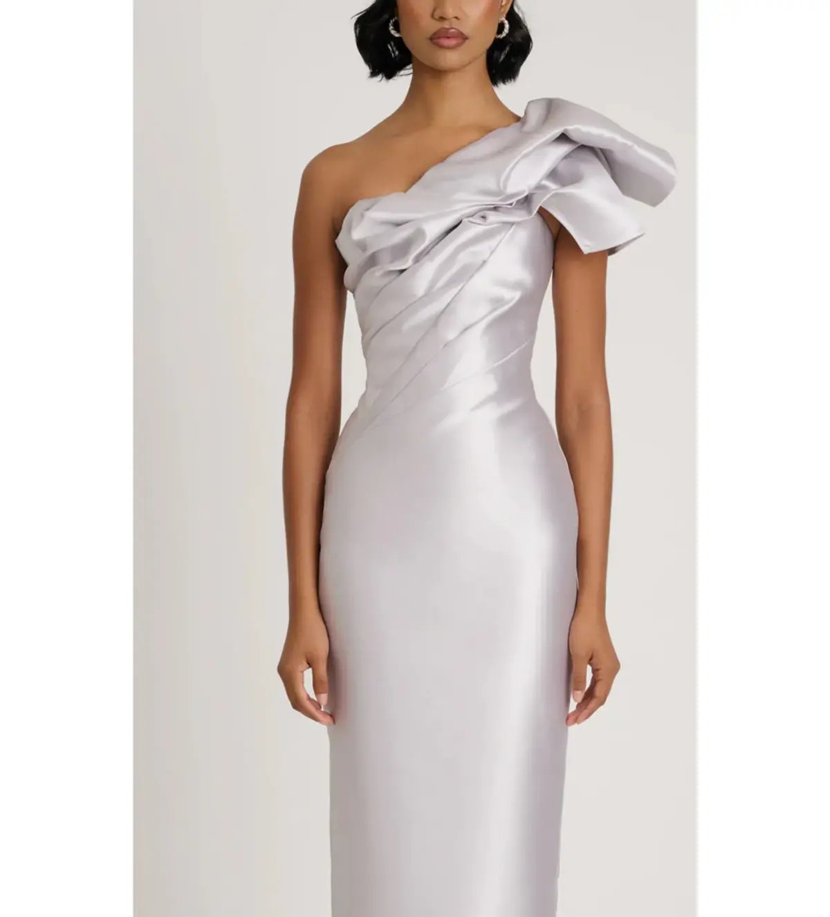 Eliya The Label Ashton Gown Silver Size 12 photo 3