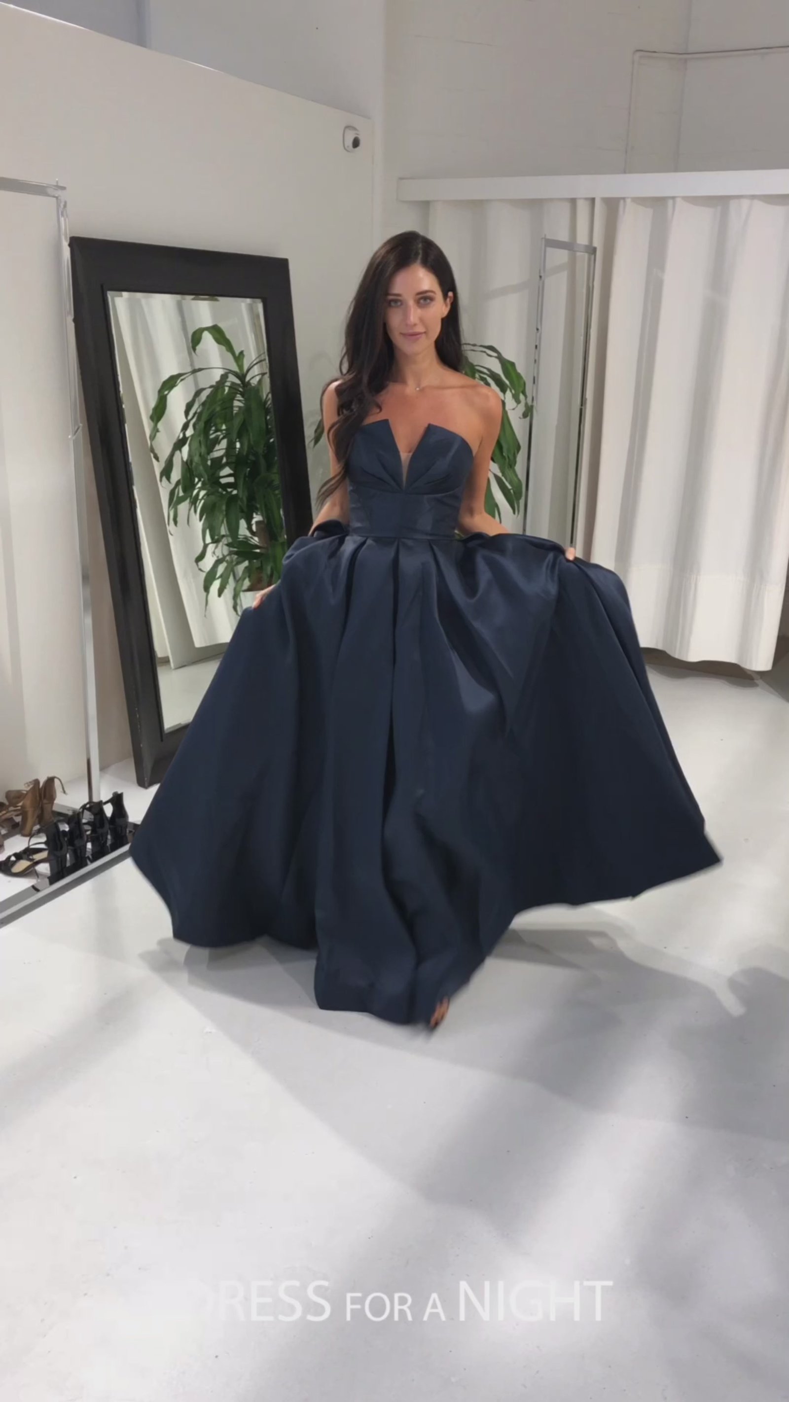 Lucille Gown in Navy Blue (TA611) photo 5