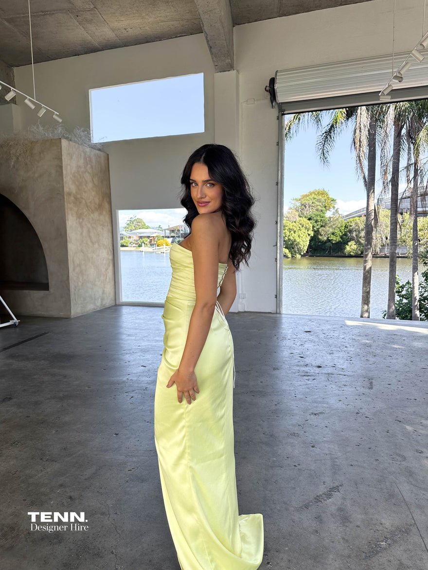 Lia Stublla Pierre gown - Lemon photo 2