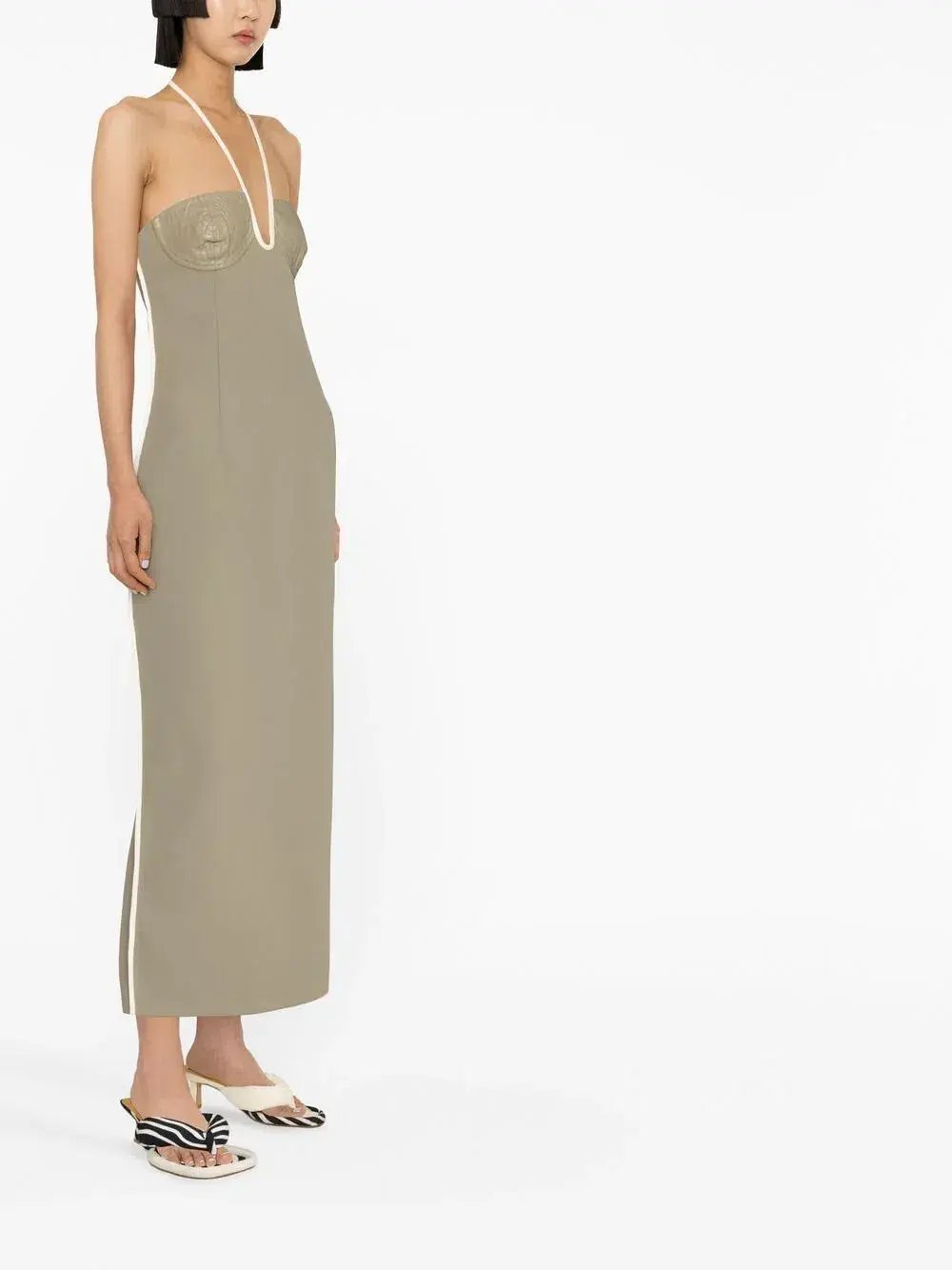 Paris Georgia Nassia Dress Green Size 8 photo 2