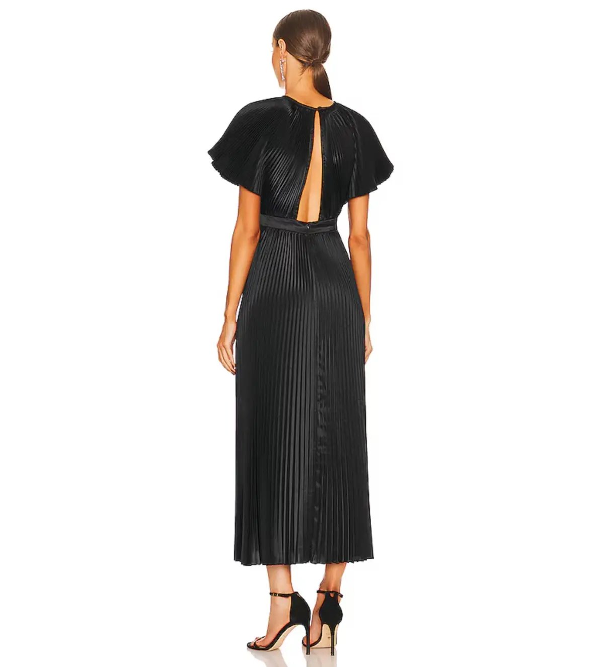 L’Idee Theatre Maxi Gown in Noir Size AU 8 photo 3