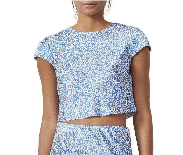 Bec & Bridge Alizee Silk Top Blue Floral Size 8 photo 2