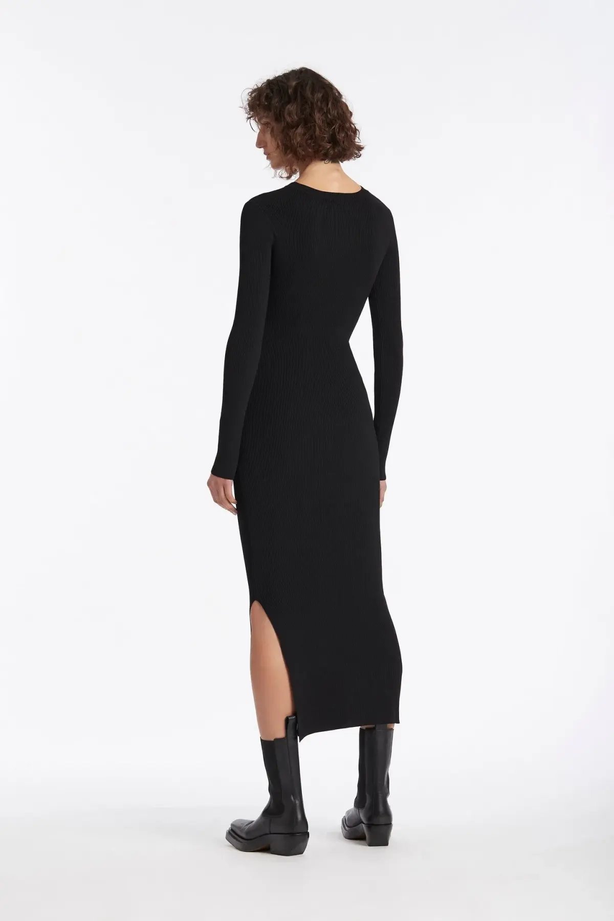 Sir The Label Celina Midi Dress Black Size 2 / AU 10 / M photo 3