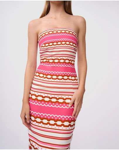 By Johnny Melina Mosaic Midi Dress photo 2