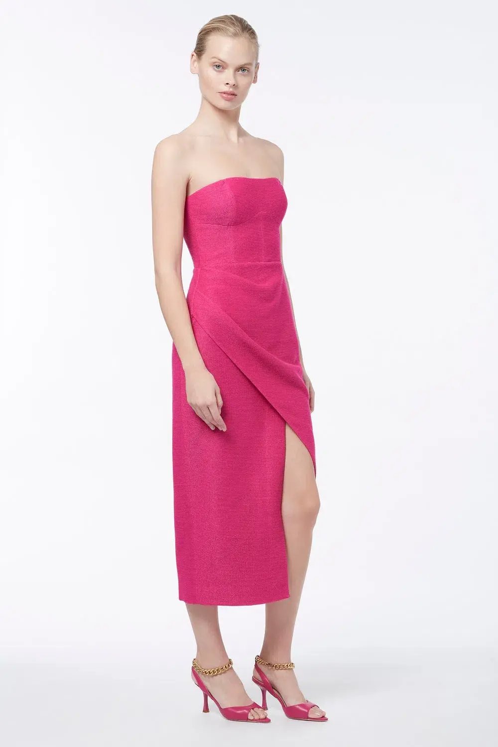 Manning Cartell Electric Avenue Midi Dress Pink Size 8 photo 4
