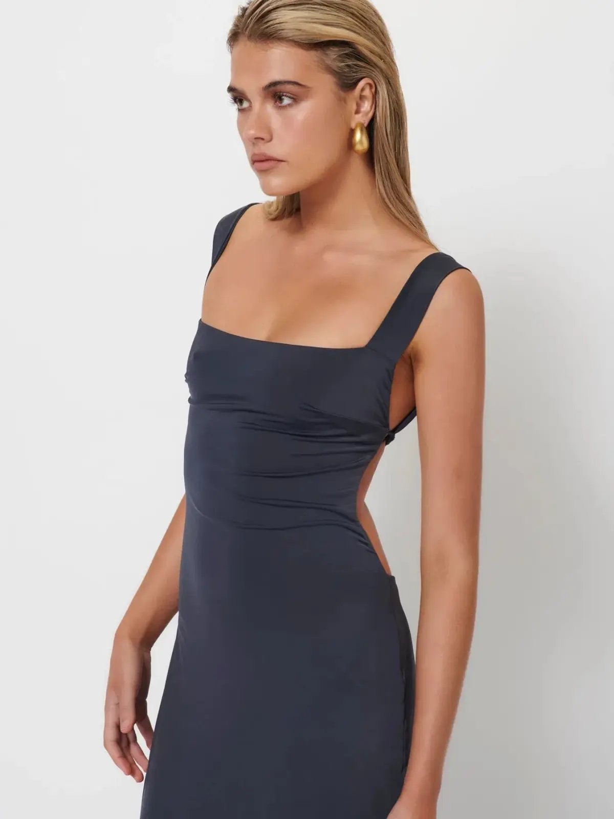 Effie Kats Helena Gown Thunder Size 8 photo 2