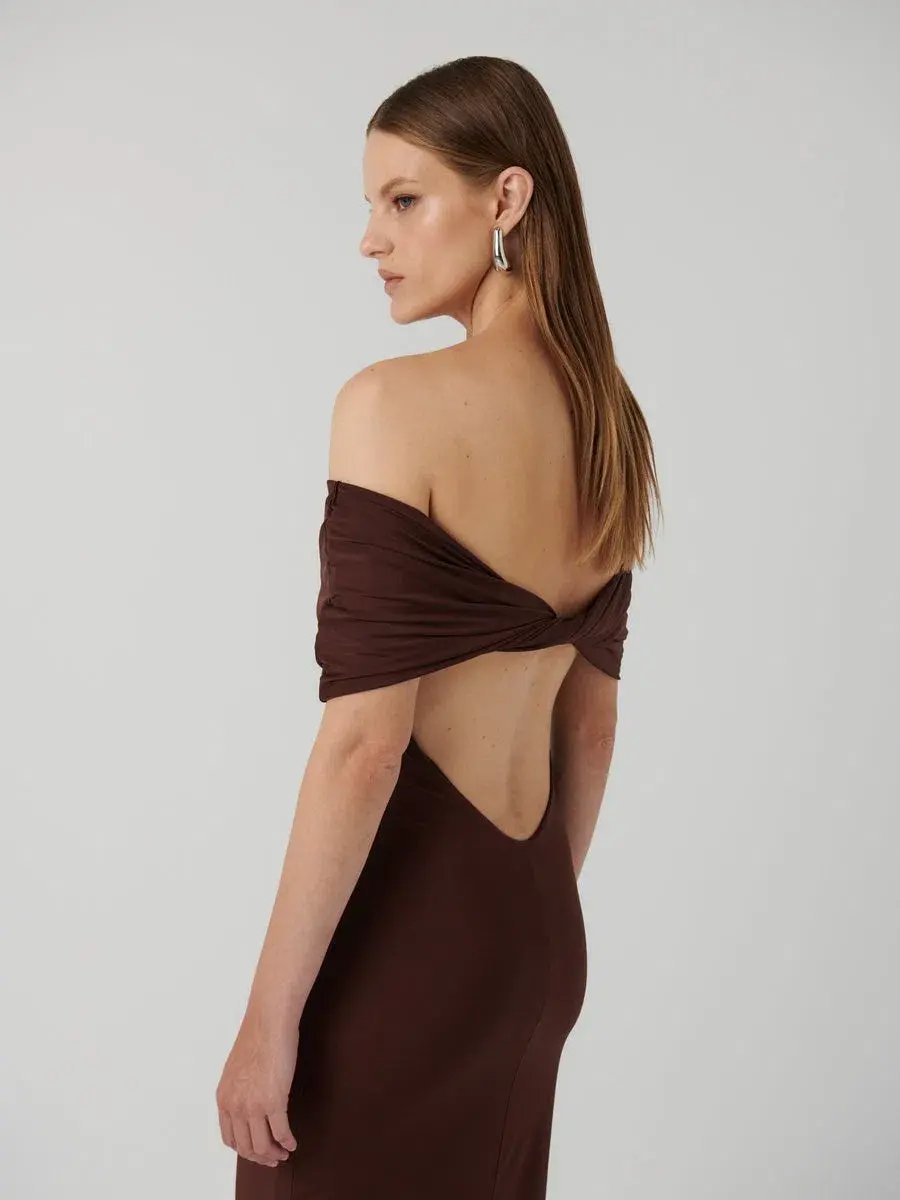 Effie Kats Viela Dress Cocoa Size 10 photo 2