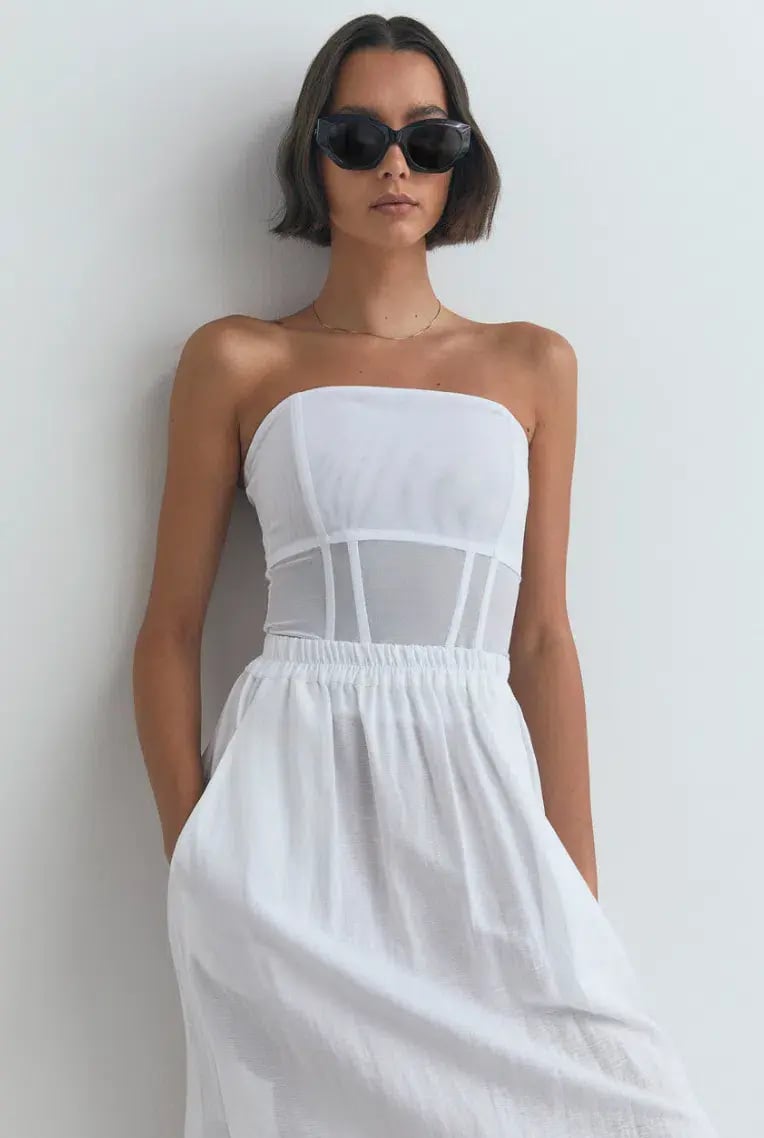 Viktoria and Woods Rome Bustier White Size 1/Au 6 photo 2