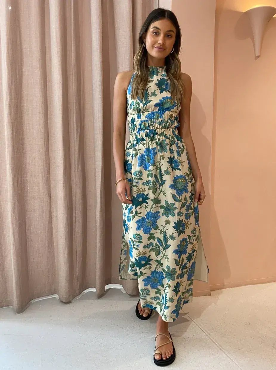 Sir the Label Celia Cross Back Gown in Marguerite Print Size 8 photo 2