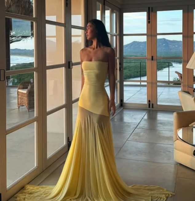 Deme By Gabriella Dahlia Strapless Butter Gown photo 3