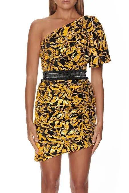 Eliya the Label Edena Dress Sequin Size L photo 2