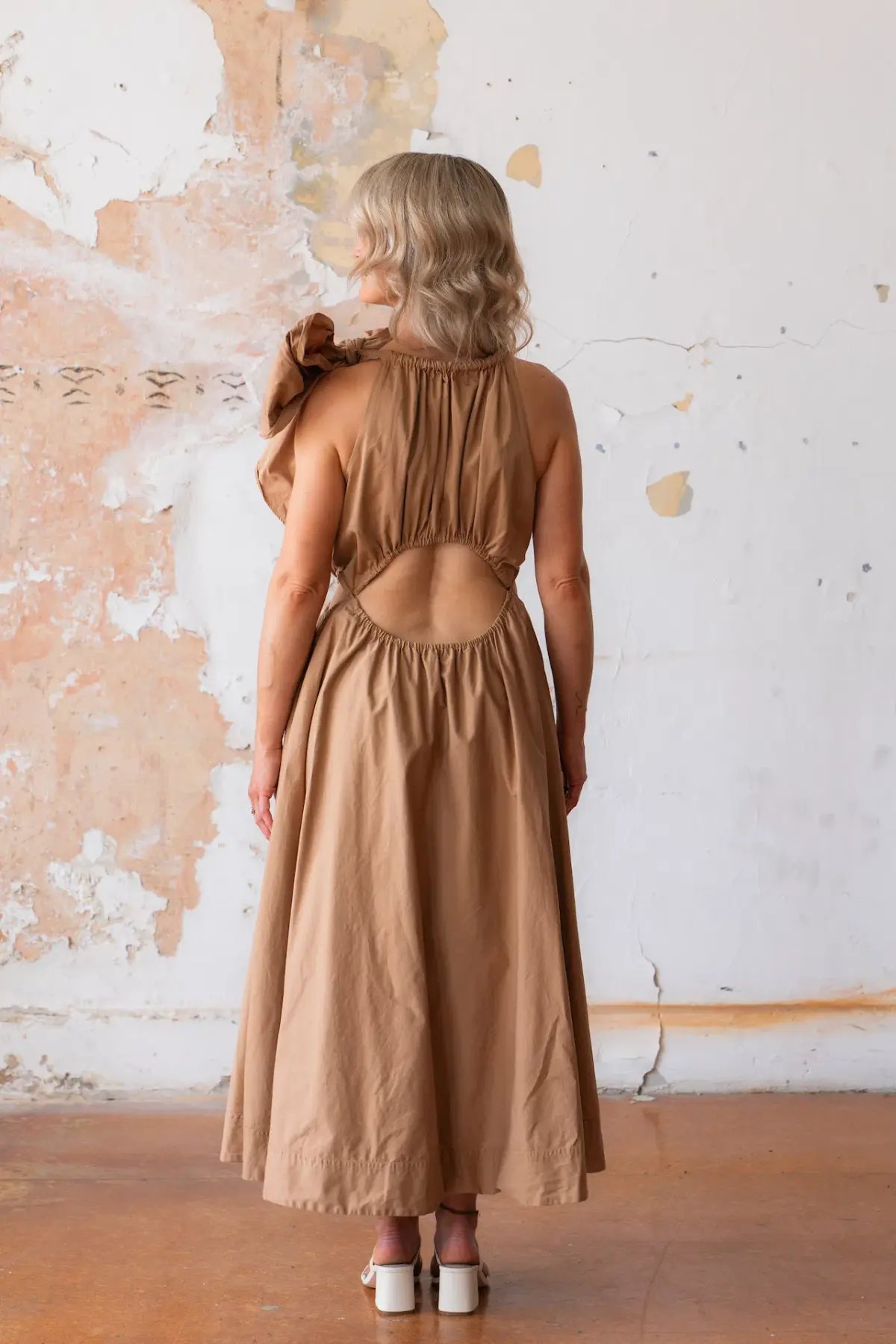Aje Henriette Cutout Tie Strap Midi Dress Size AU 10 photo 4