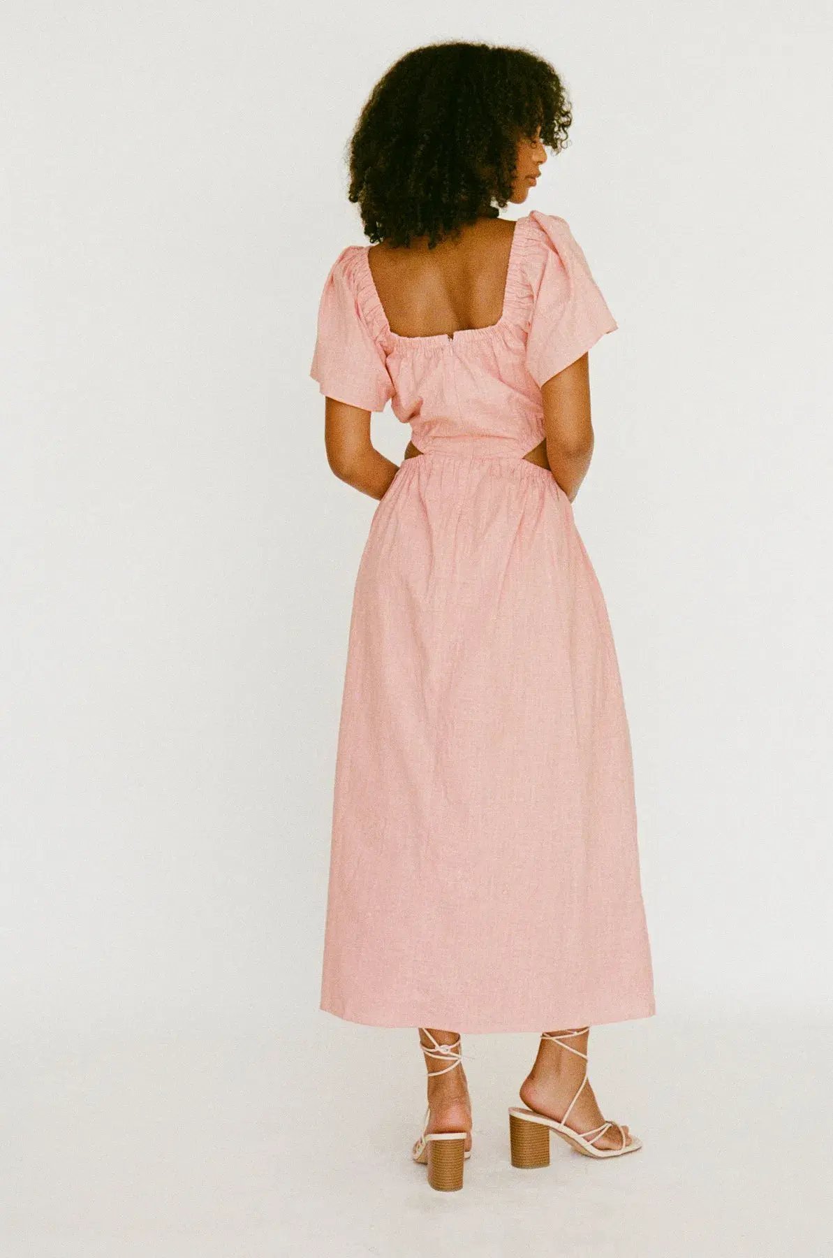 Sabo Skirt Ezzy Midi Dress Pink Size XL / AU 14 photo 3