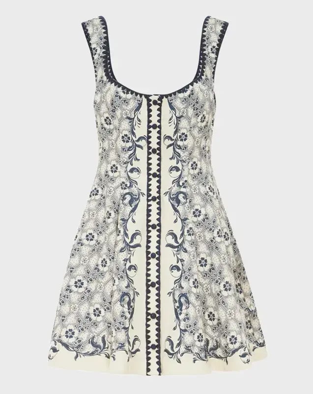 Alemais Airlie Mini Dress Print Size AU 8 photo 3