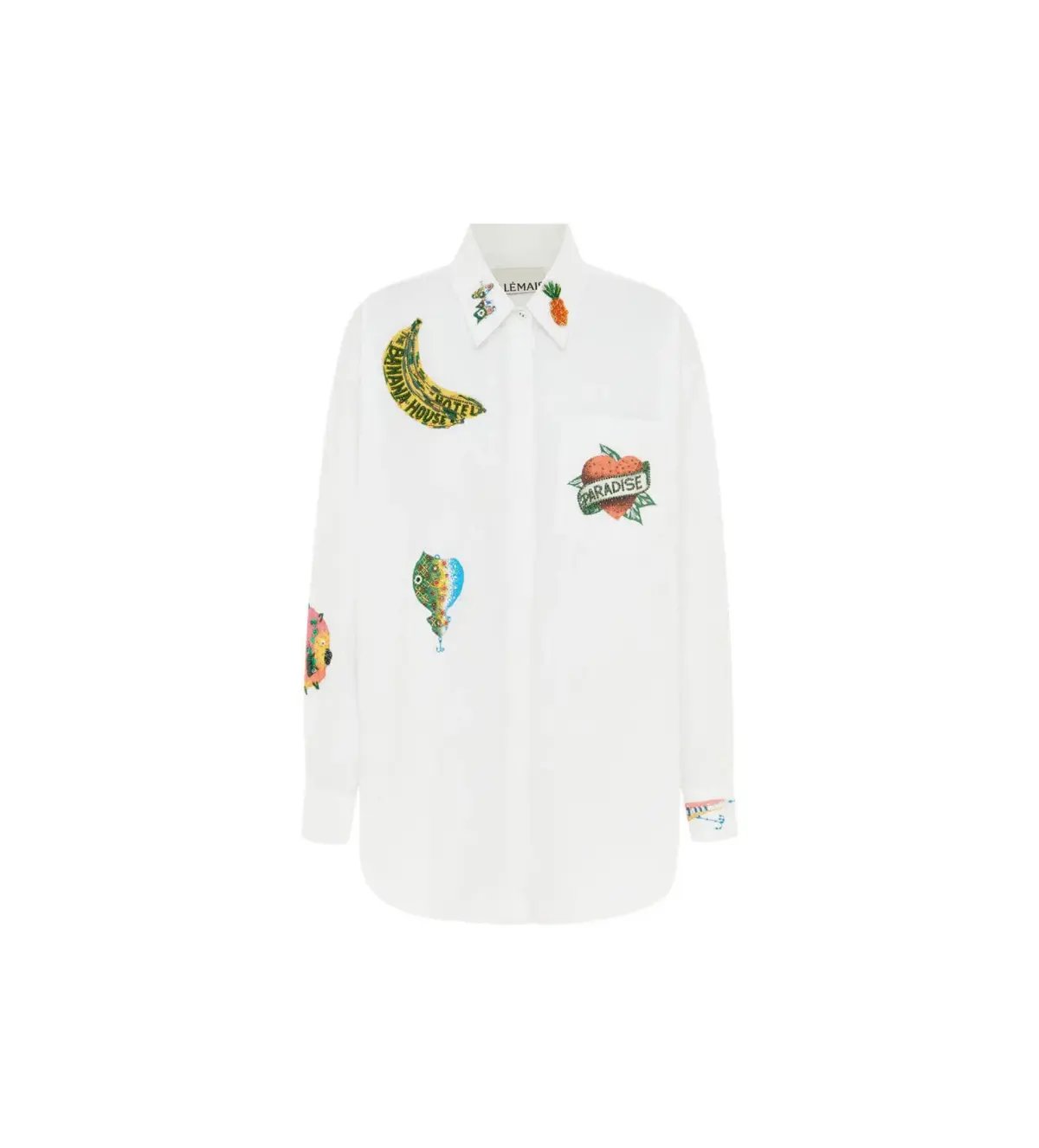 Alemais Clam Embroidered Shirt Print Size 14 photo 3