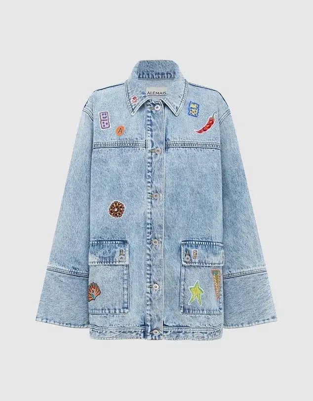 Alemais Jackpot Denim Jacket Size AU 8 and Mini Skirt Size AU 10 Blue photo 15