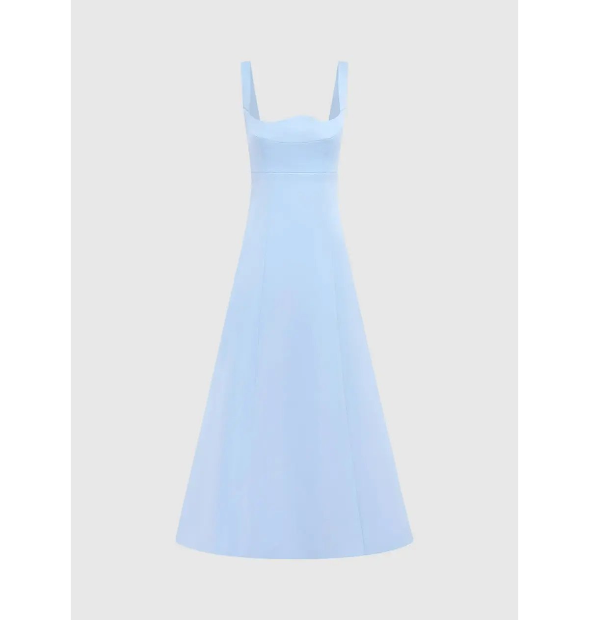 Leo Lin Odette Midi Dress In Sky Blue Size AU 12 photo 5