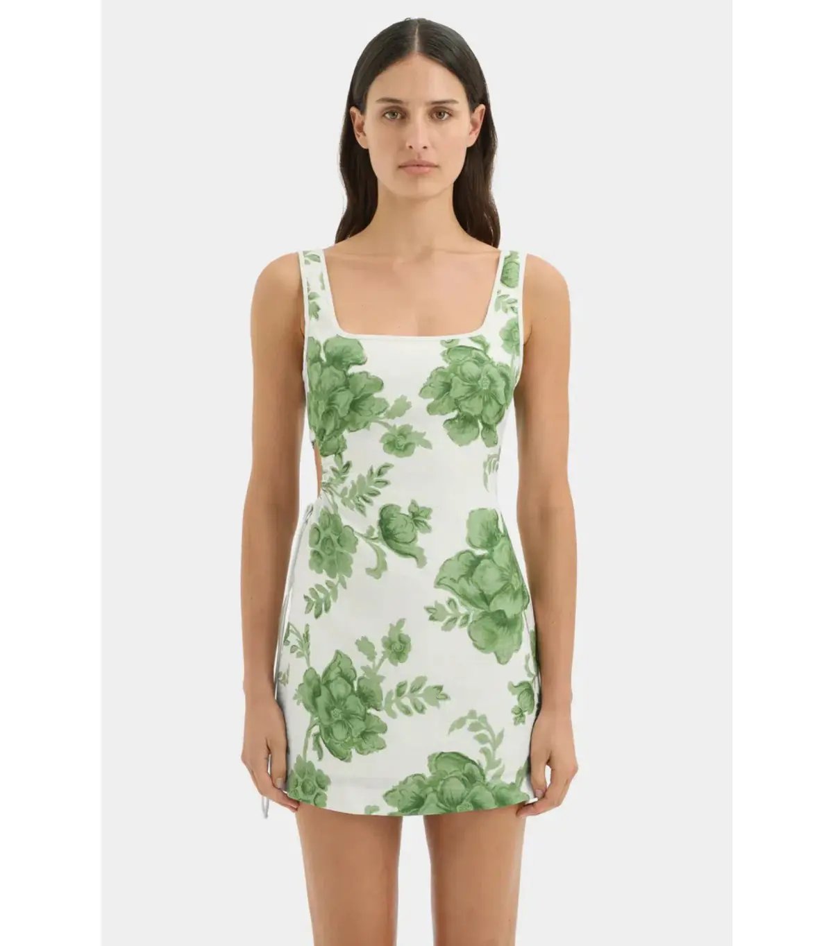 Sir The Label Gardella Cut Out Mini Dress Frisa Print Size 1 / AU 8 photo 3