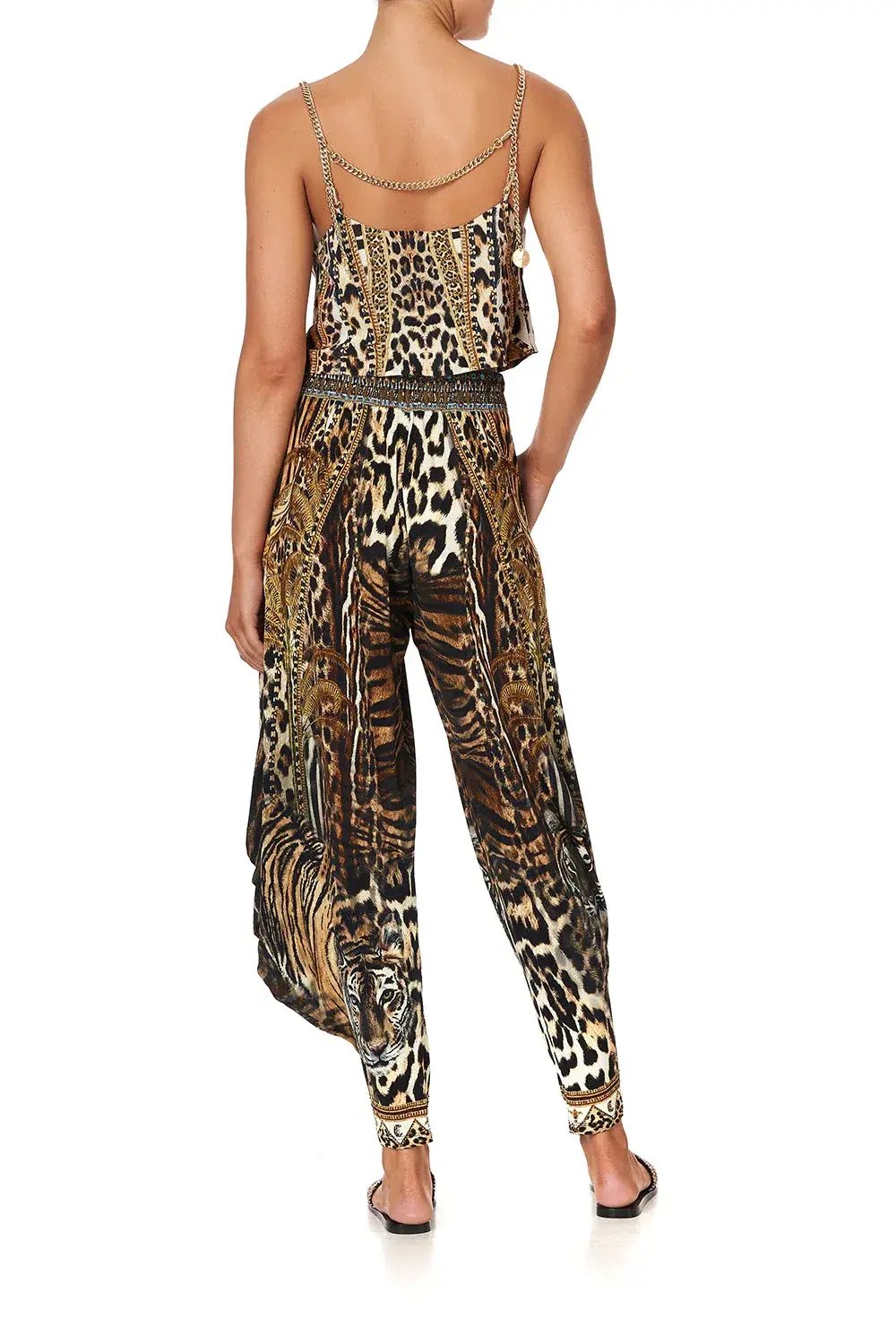 Camilla Jersey Drape Pant Berkeley St After Dark Animal Print Size S / AU 8 photo 2