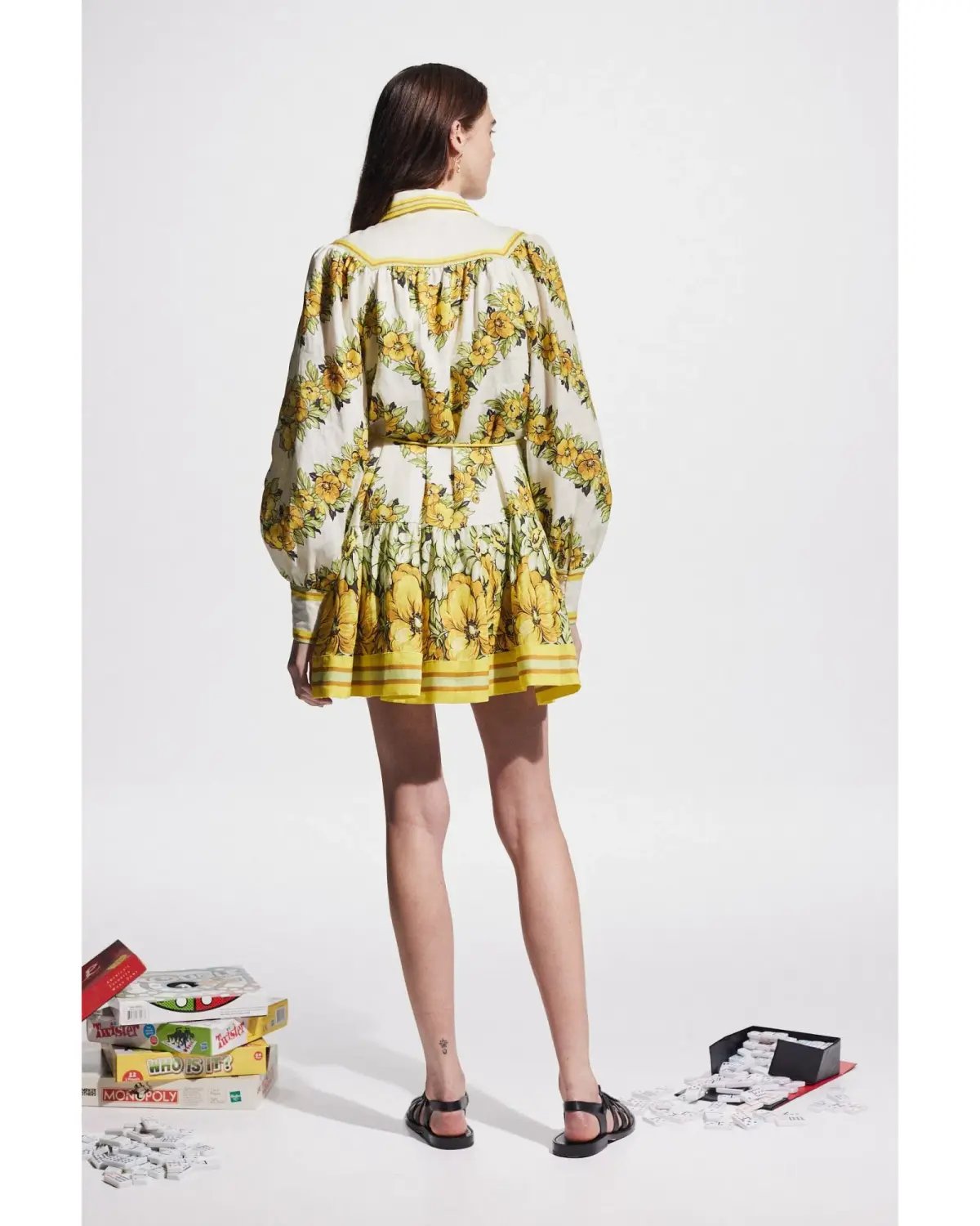 Alemais Gisela Mini Dress Print Size AU 14 photo 4