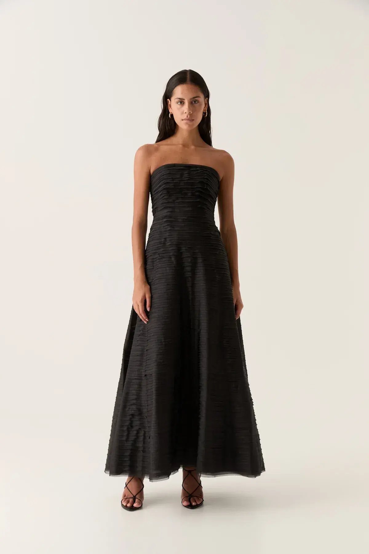 Aje Soundscape Maxi Dress Black Size 6 photo 3