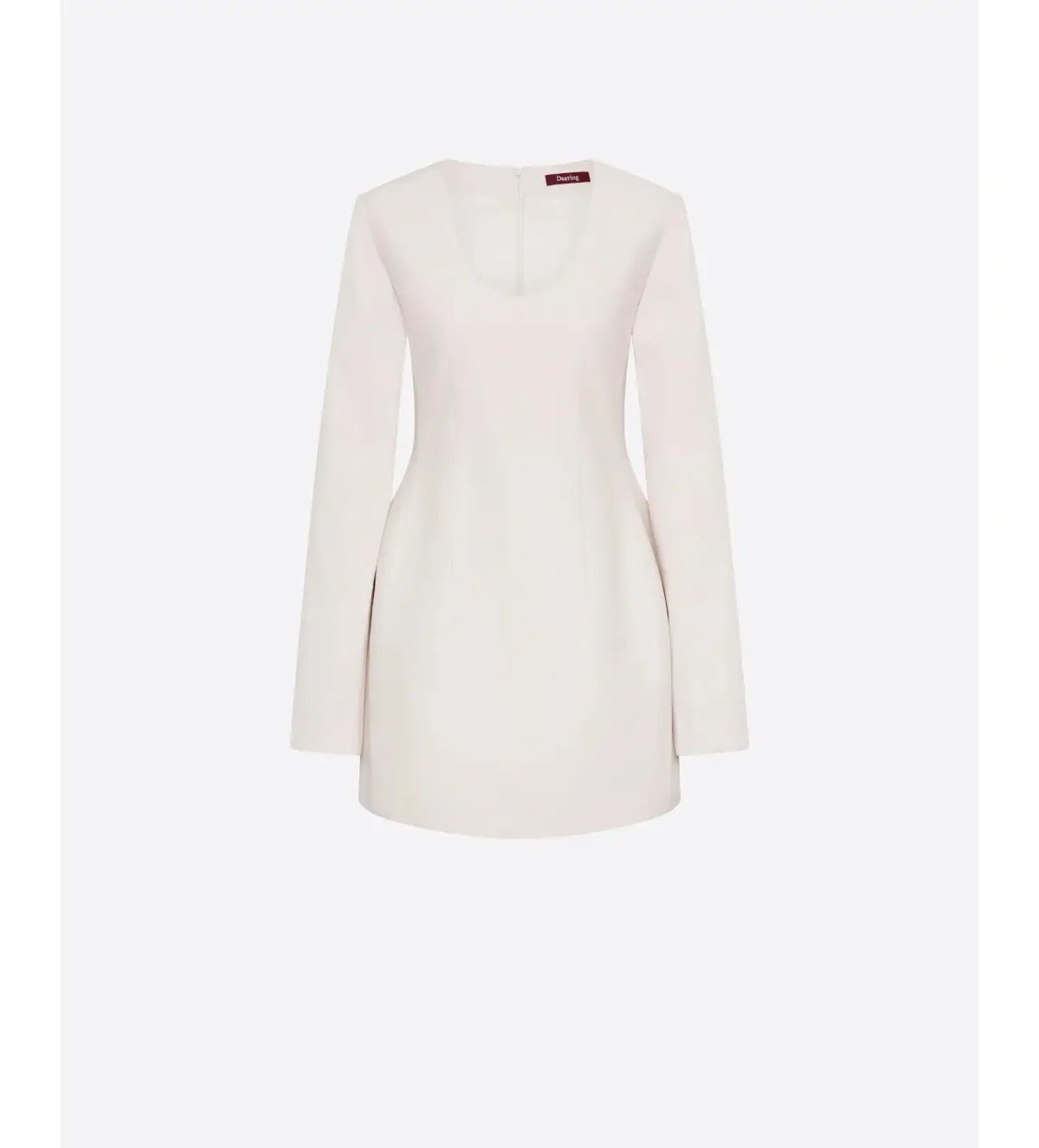 Deering World Poetic Form Mini Dress Cream Size 10 photo 5