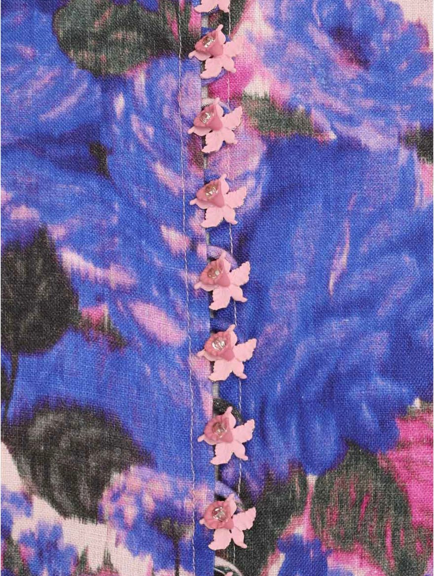 Zimmermann High Tide Buttoned Midi Dress photo 3