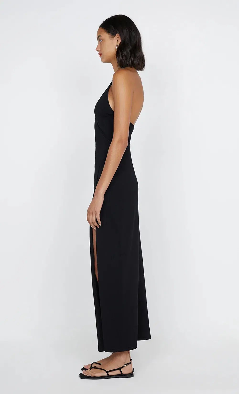 Bec & Bridge Irie Halter Midi  Dress Black  Size 12 photo 3