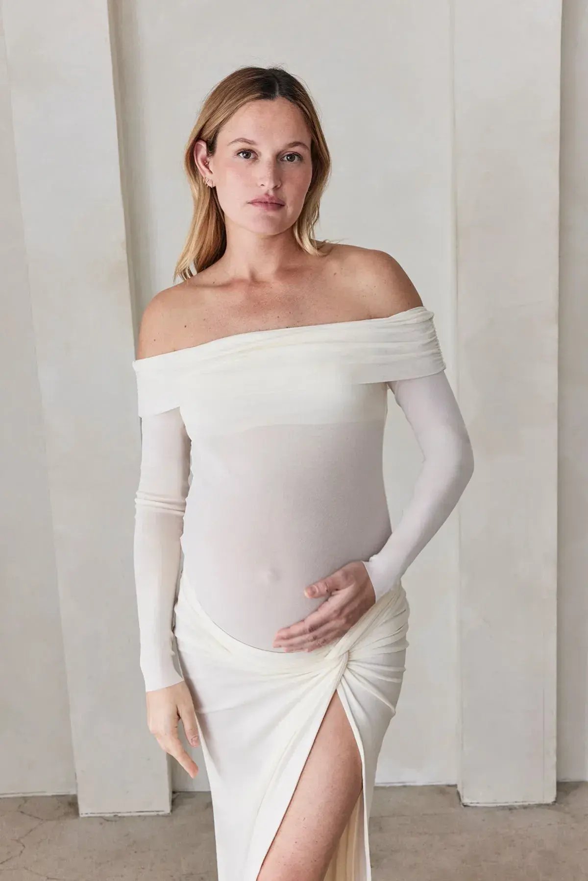 Bumpsuit Maternity Set White Size S/Au 8 photo 4