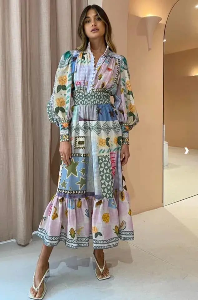 Alemais Emma Gale Shirtdress Print Size 14 photo 4