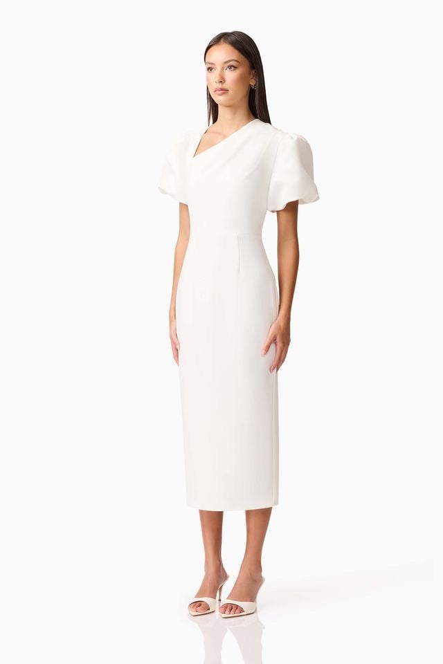 Elliatt Hester Midi Dress - Ivory photo 2