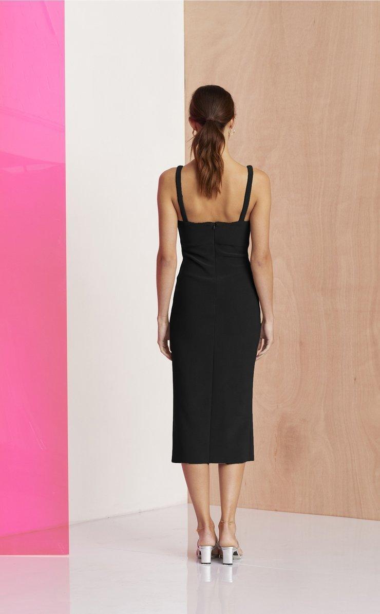 Bec & Bridge Amelie Cup Midi Dress Black Size AU 6 photo 2