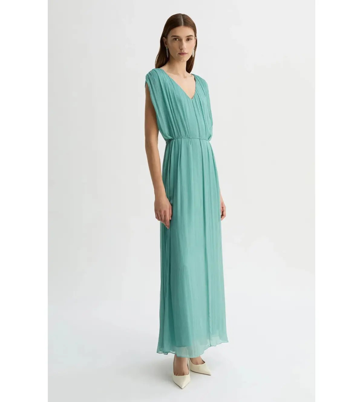 Willow Etienne Maxi Dress Sage Size AU 12 photo 2