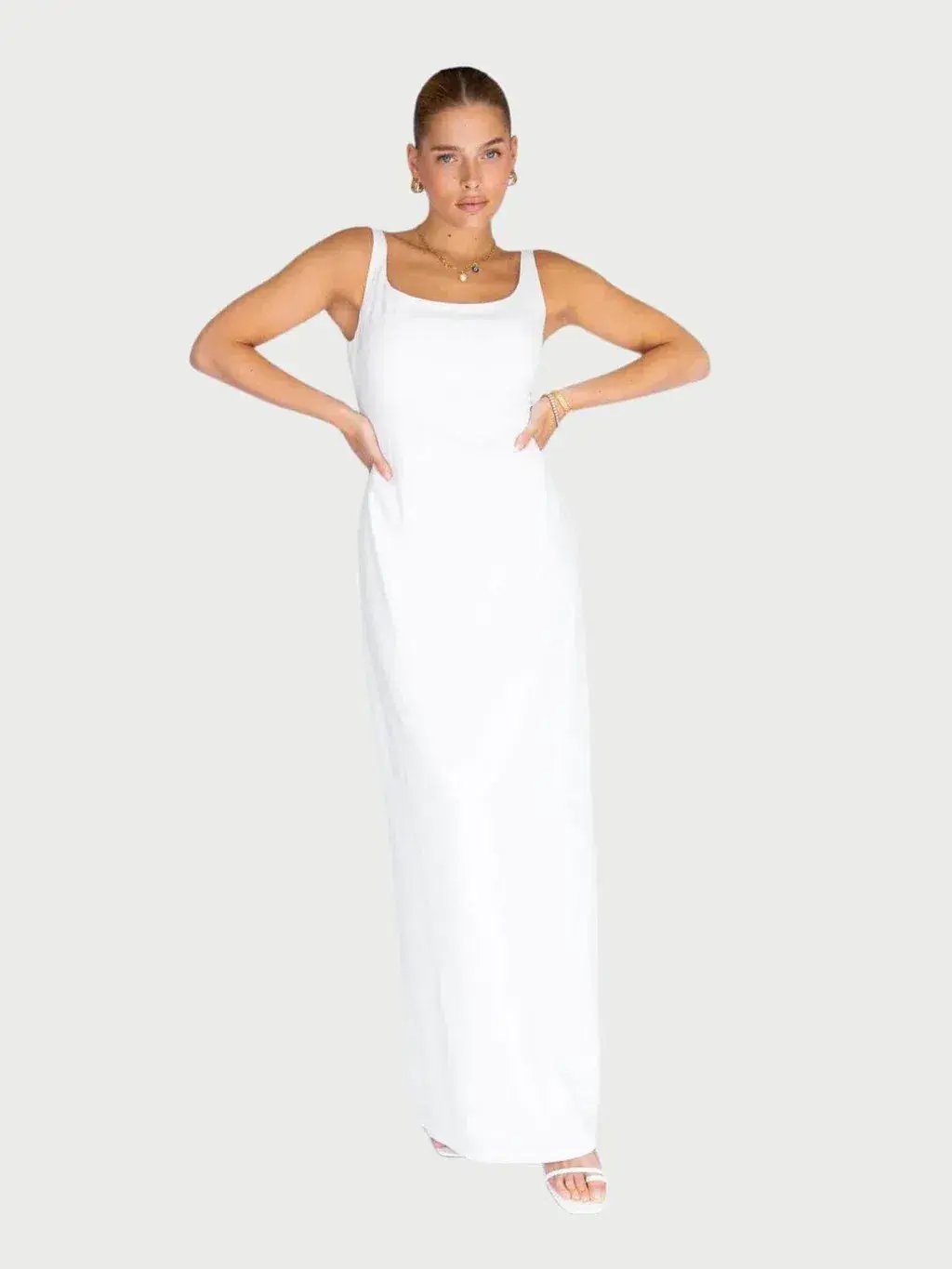Isabelle Quinn Daisy Maxi Dress in Ivory Size 6 photo 4