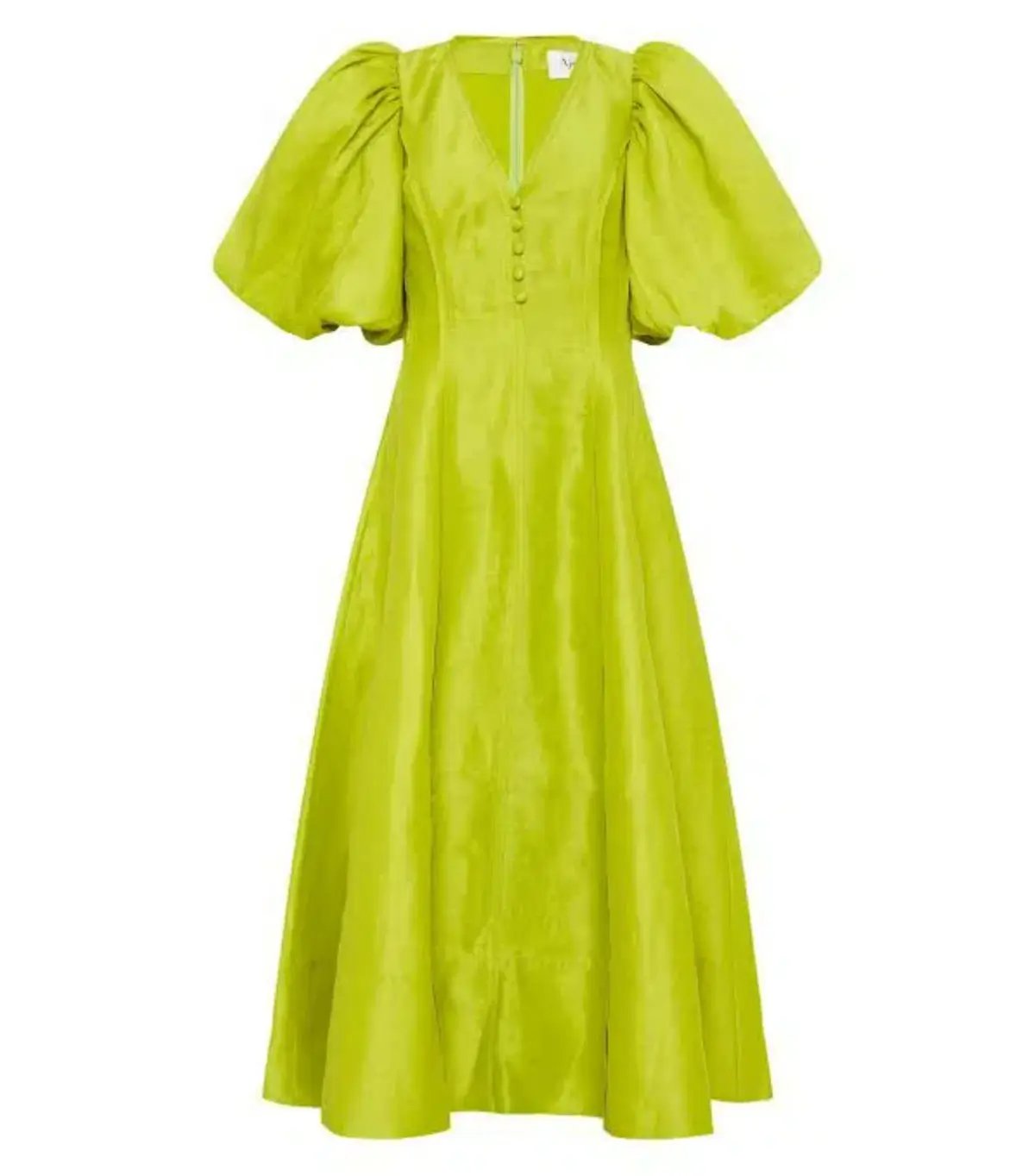 Aje Dusk Puff Sleeve Midi Dress Size AU 10 photo 3
