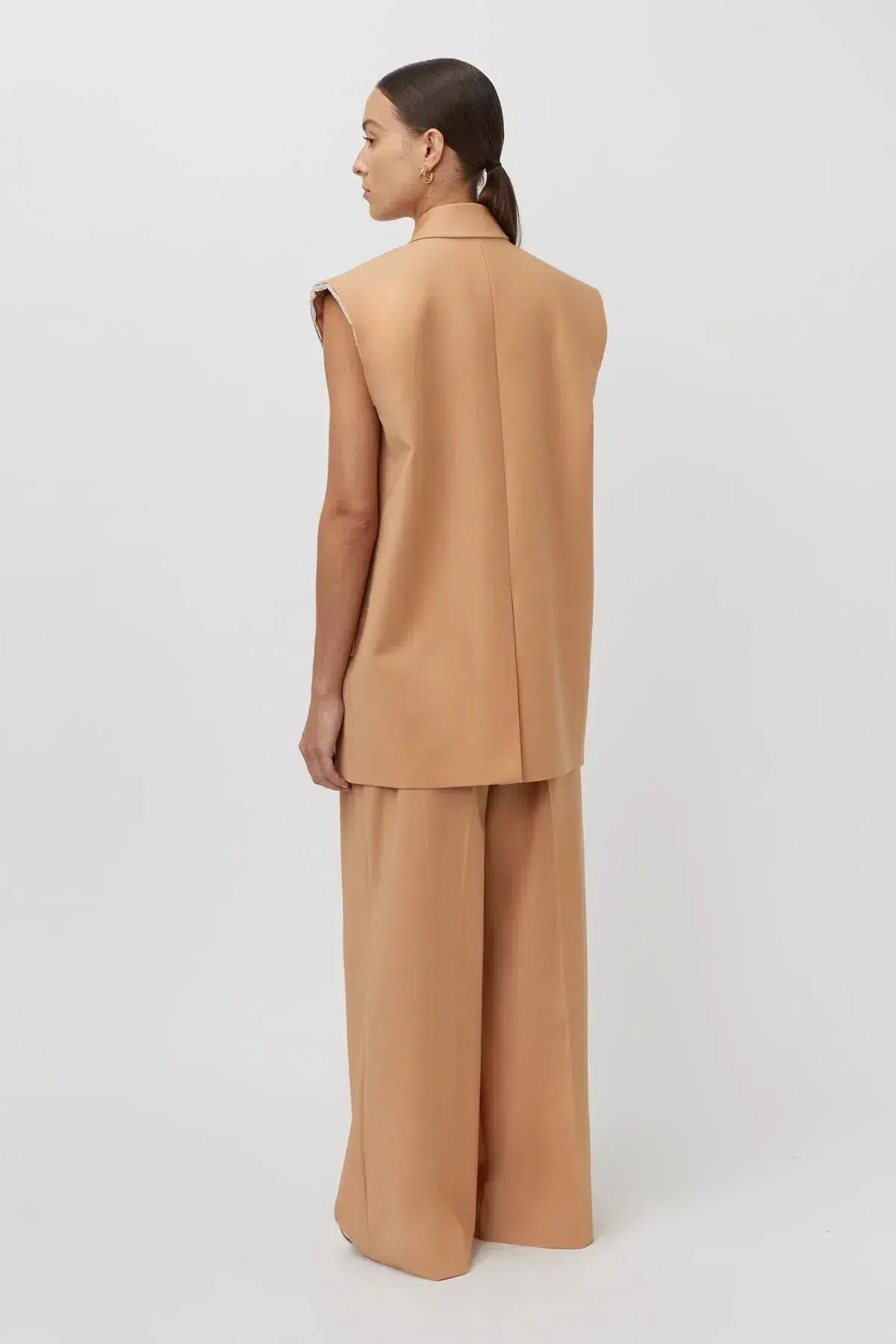Camilla & Marc Renata Vest Size 8 and Pants Rosewood Pink Size 10 photo 3