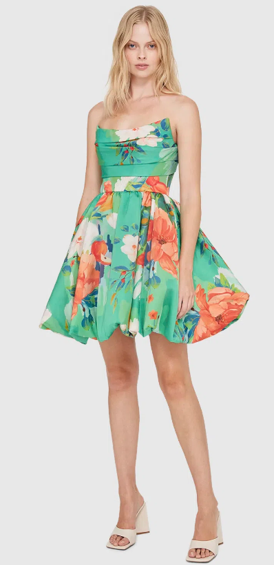 Florescence Bustier Bubble Mini Dress Leo Lin photo 2
