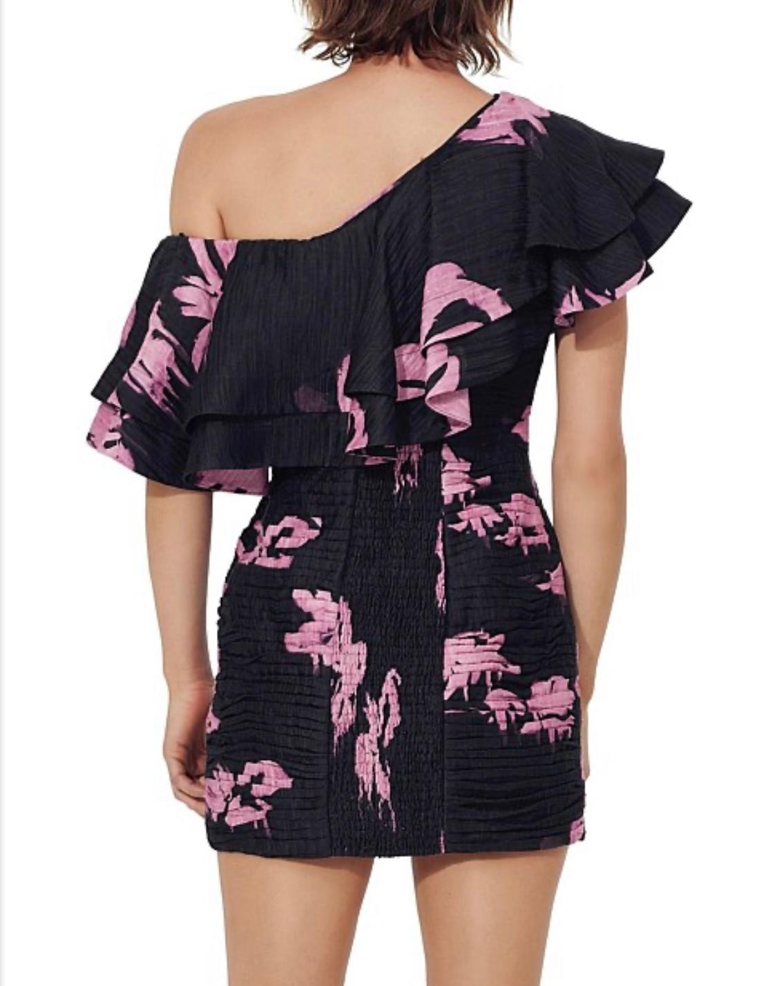 Aje Waves Mini Dress Print Size 8 photo 2