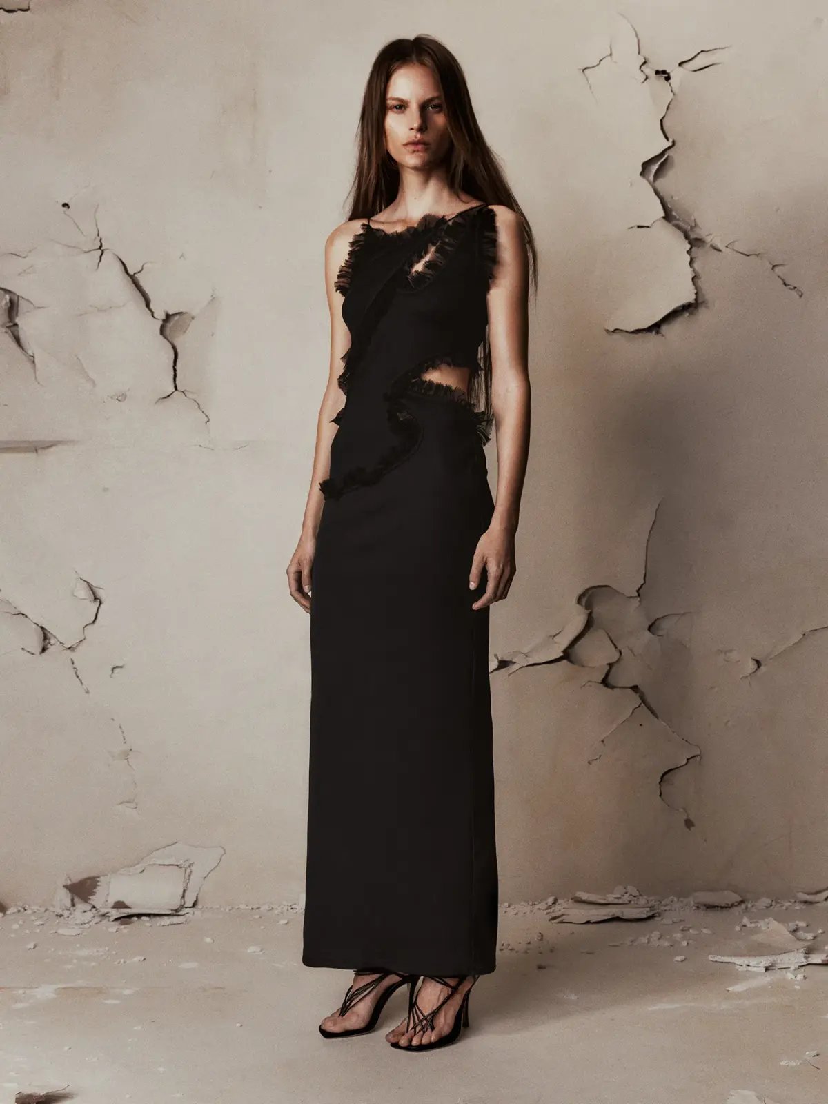 Christopher Esber Carina Interlinked Dress Black Size 8 / S photo 5