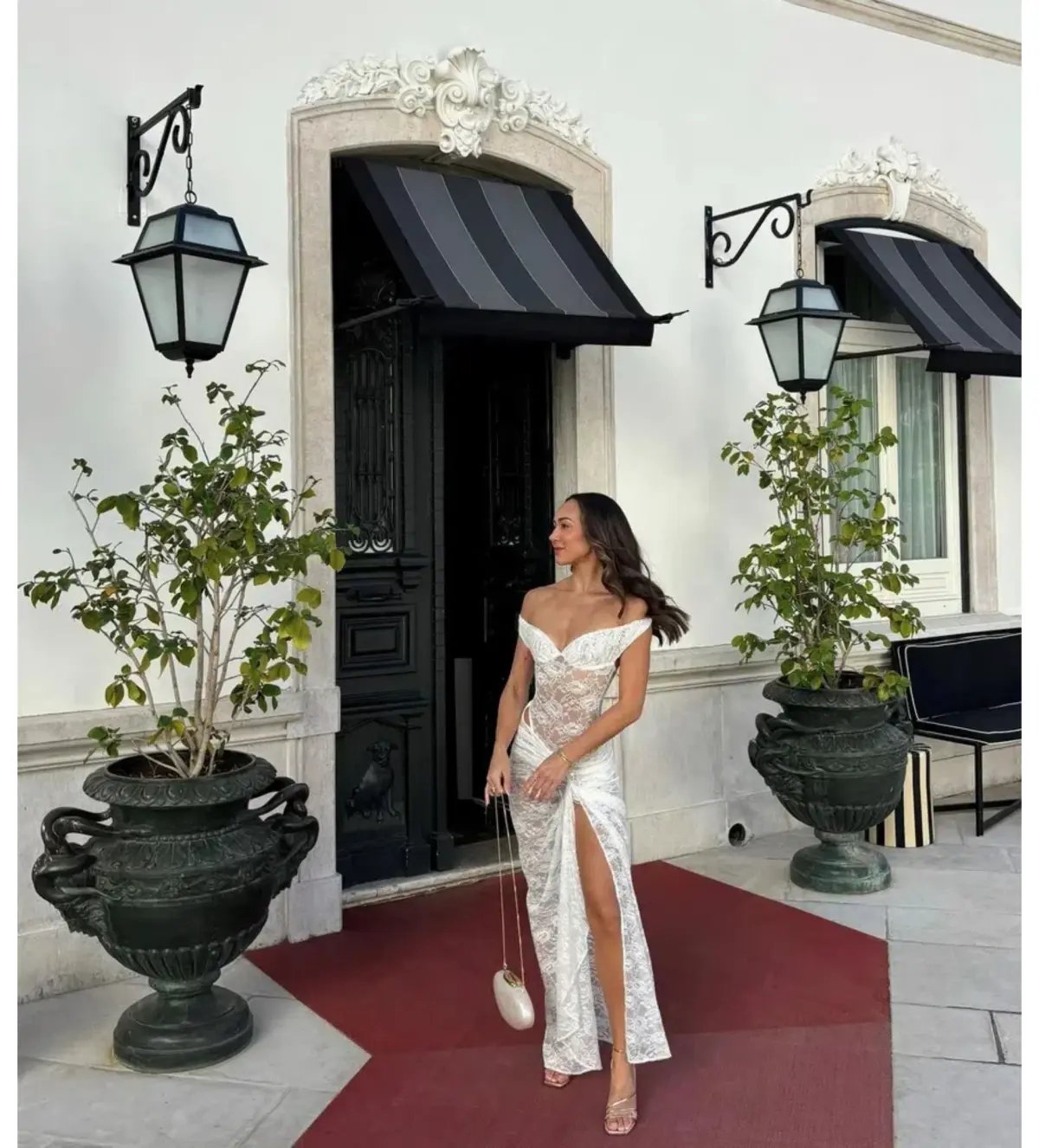Natalie Rolt Aubrey Dress White Size AU 8 photo 2