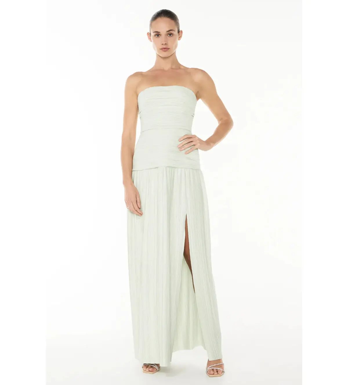 Manning Cartell Royal Debut Dress Sage Size 8 photo 4