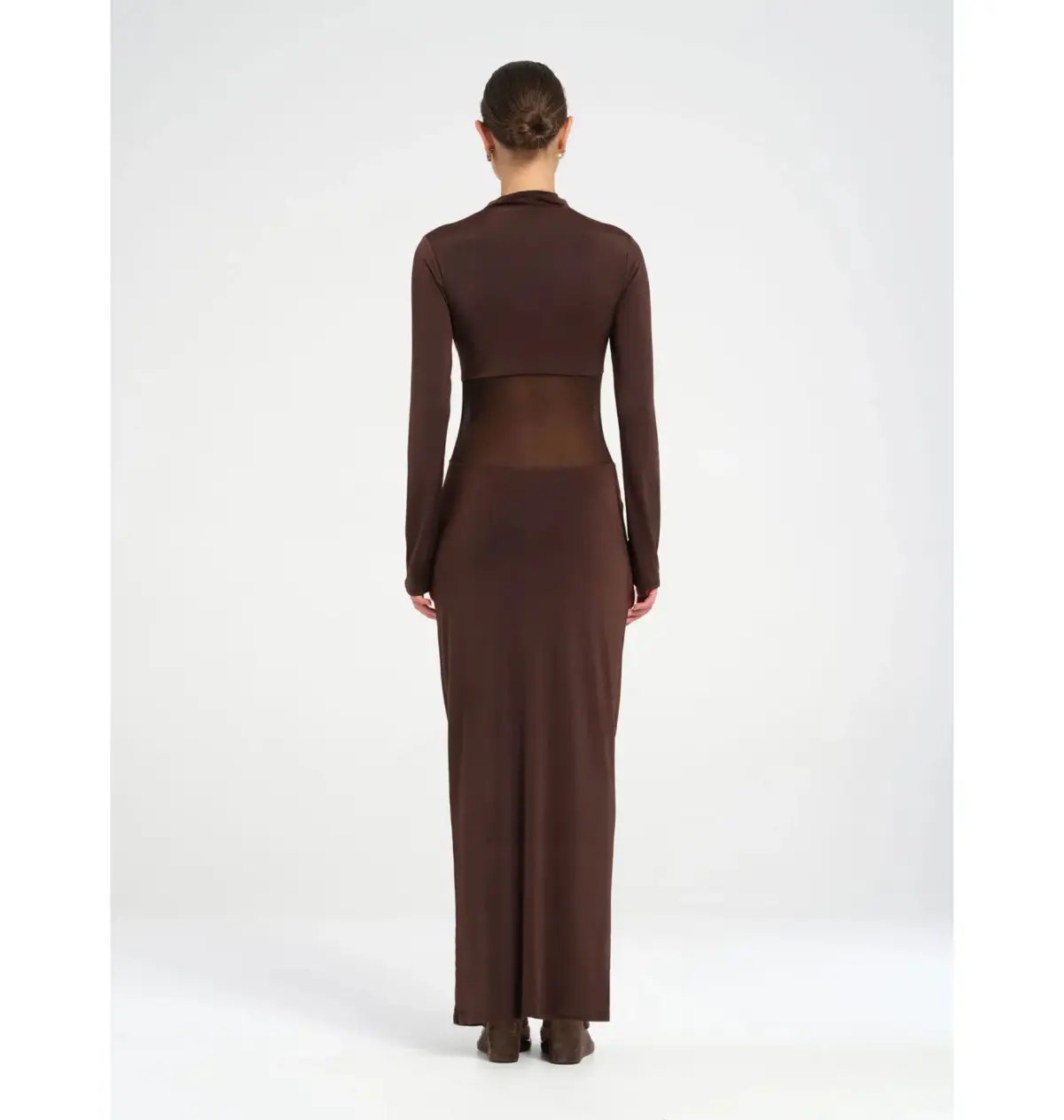 Benni Dora Maxi Dress Chocolate Size AU 8 photo 2