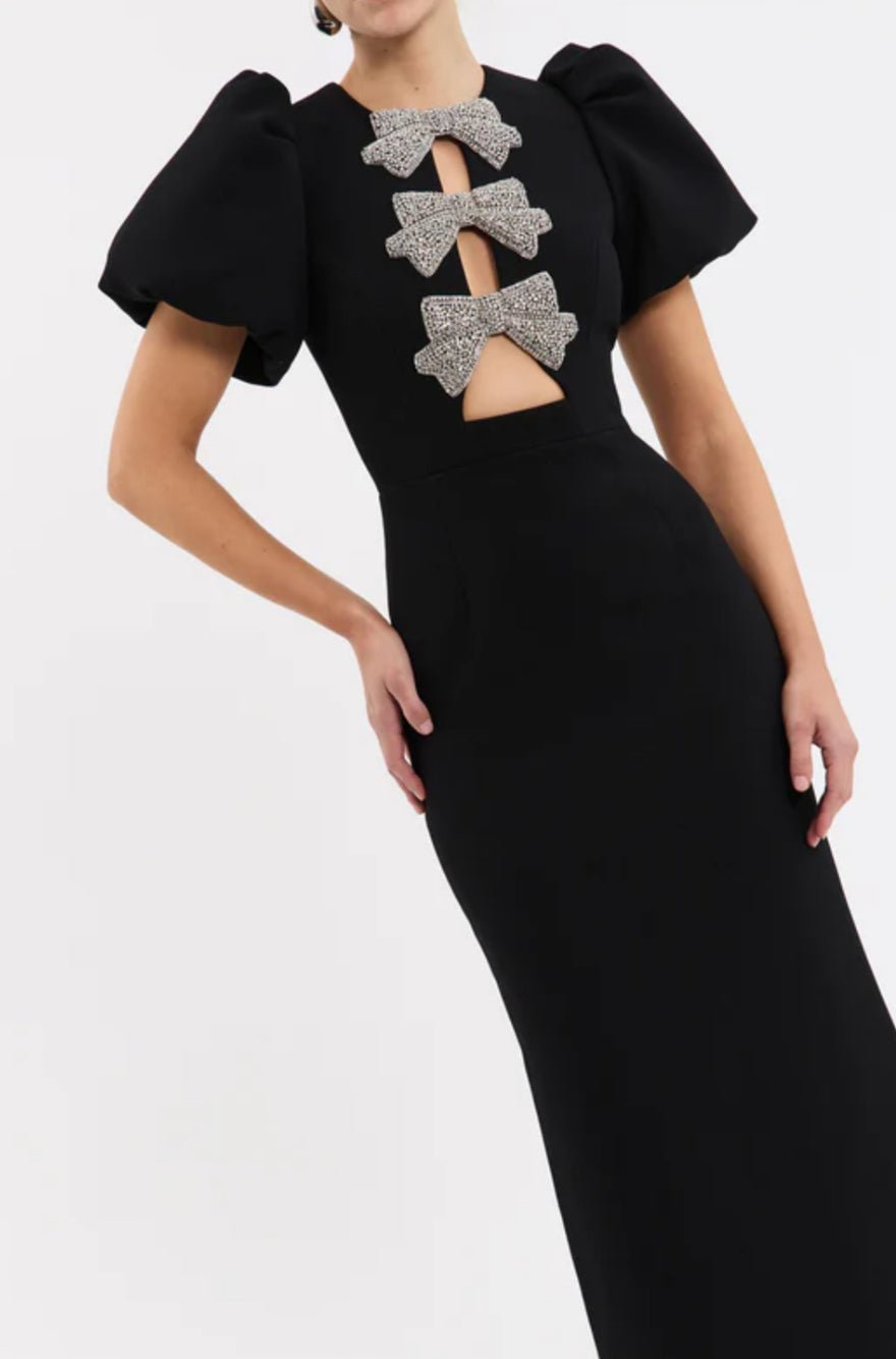 Rebecca Vallance Violetta Puff Sleeve Gown photo 3