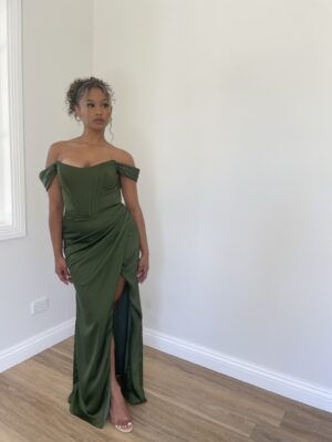 Cinderella Divine Sofia Gown Olive photo 8