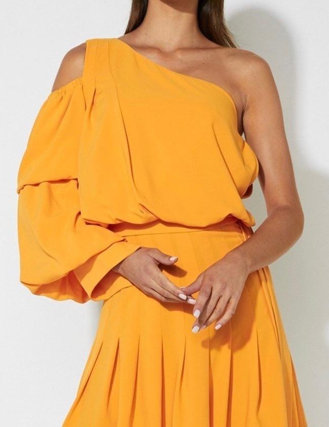 Mossman Self Centered Mini Dress Yellow Size 10 photo 2