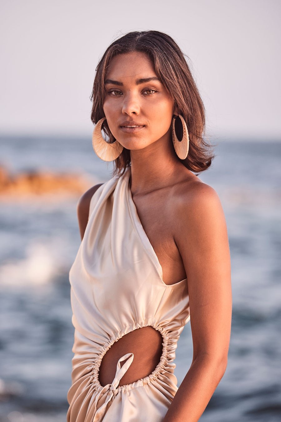 SONYA NOUR OCEAN PEARL MAXI DRESS - PEARL photo 7