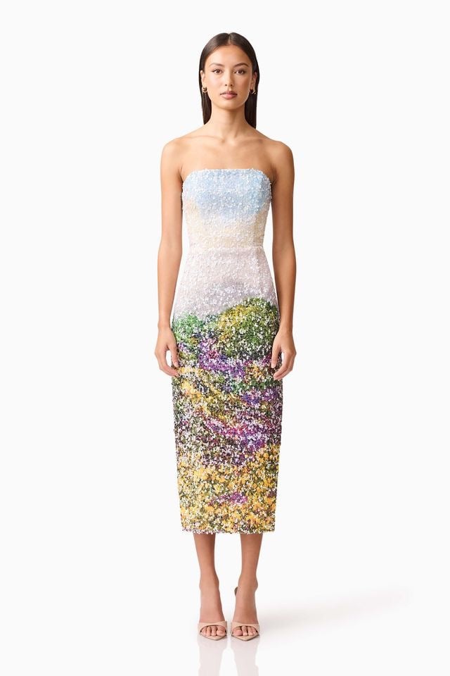 Elliatt Arden Midi Dress - Multi photo 2