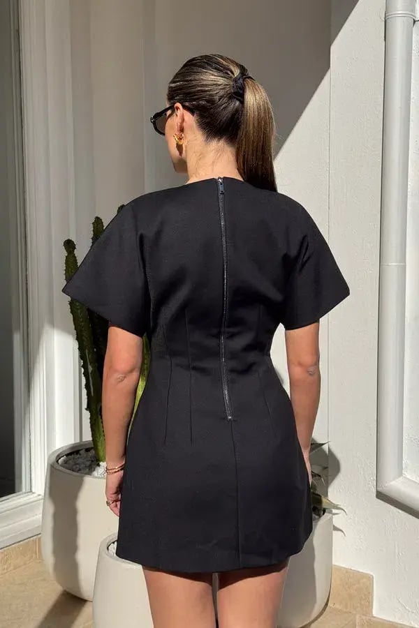 Sneaky Link Sophia Mini Dress in Black Size M / AU 10 photo 3