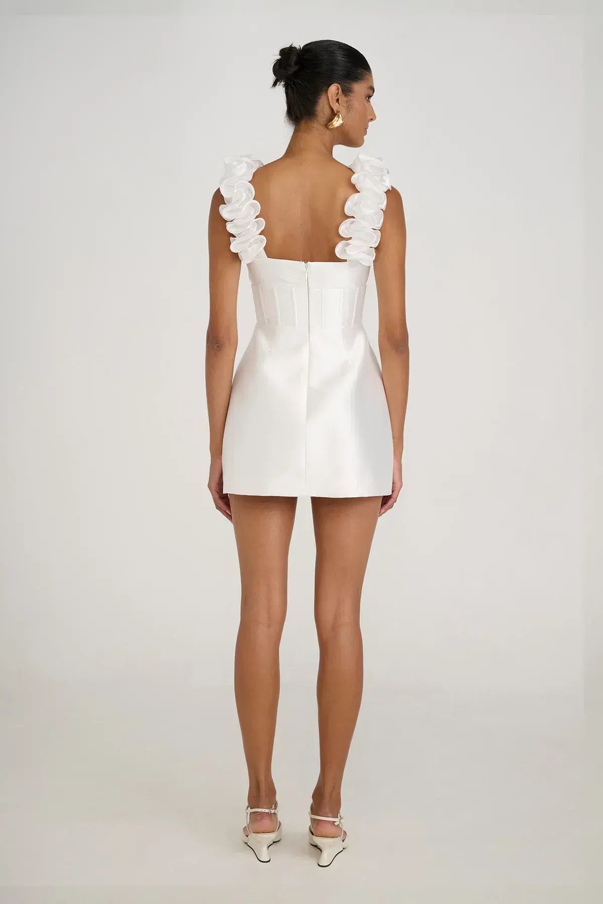 ELIYA THE LABEL Taria Dress | White XS photo 3